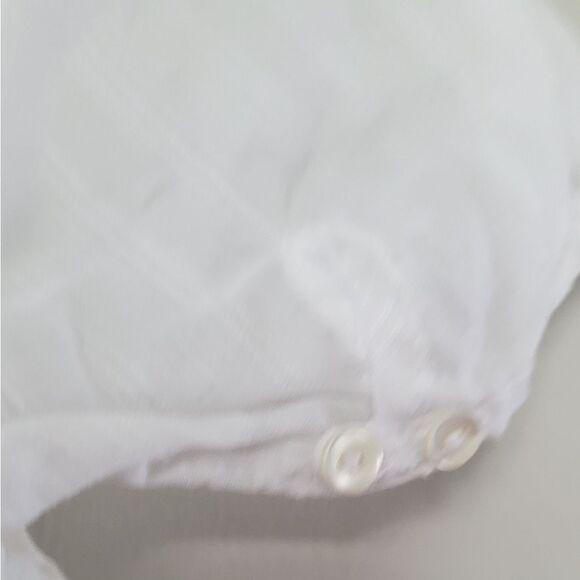 FINAL SALE🌷Ruehl White Button down top size Small - Picture 12 of 16